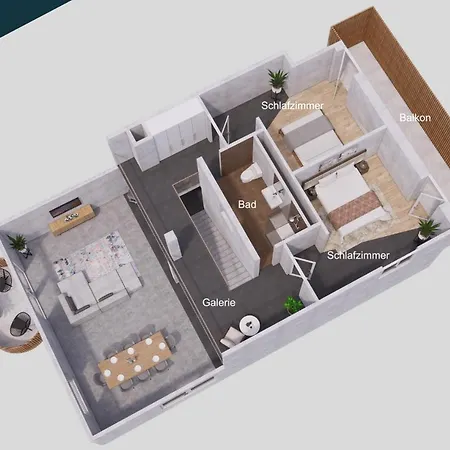 Sunset Club - Loft - 155 M2 Sichtbeton - Zentral * Мемминген