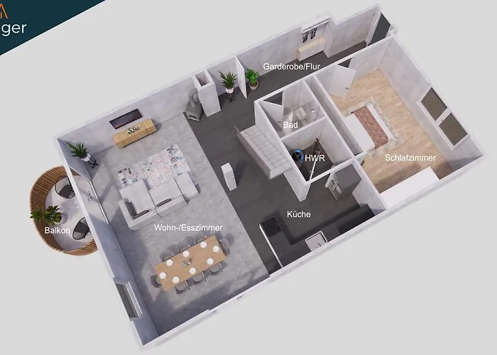 Lejlighed Sunset Club - Loft - 155 M2 Sichtbeton - Zentral